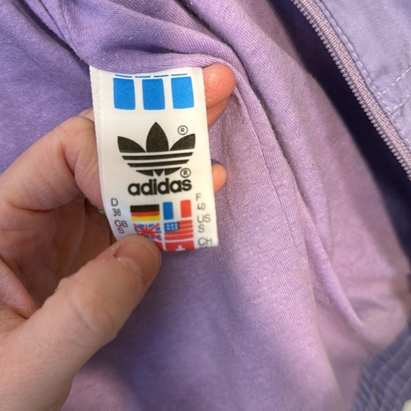 Vintage Women’s Adidas Track Jacket Lavender Size Small - Picture 7 of 8